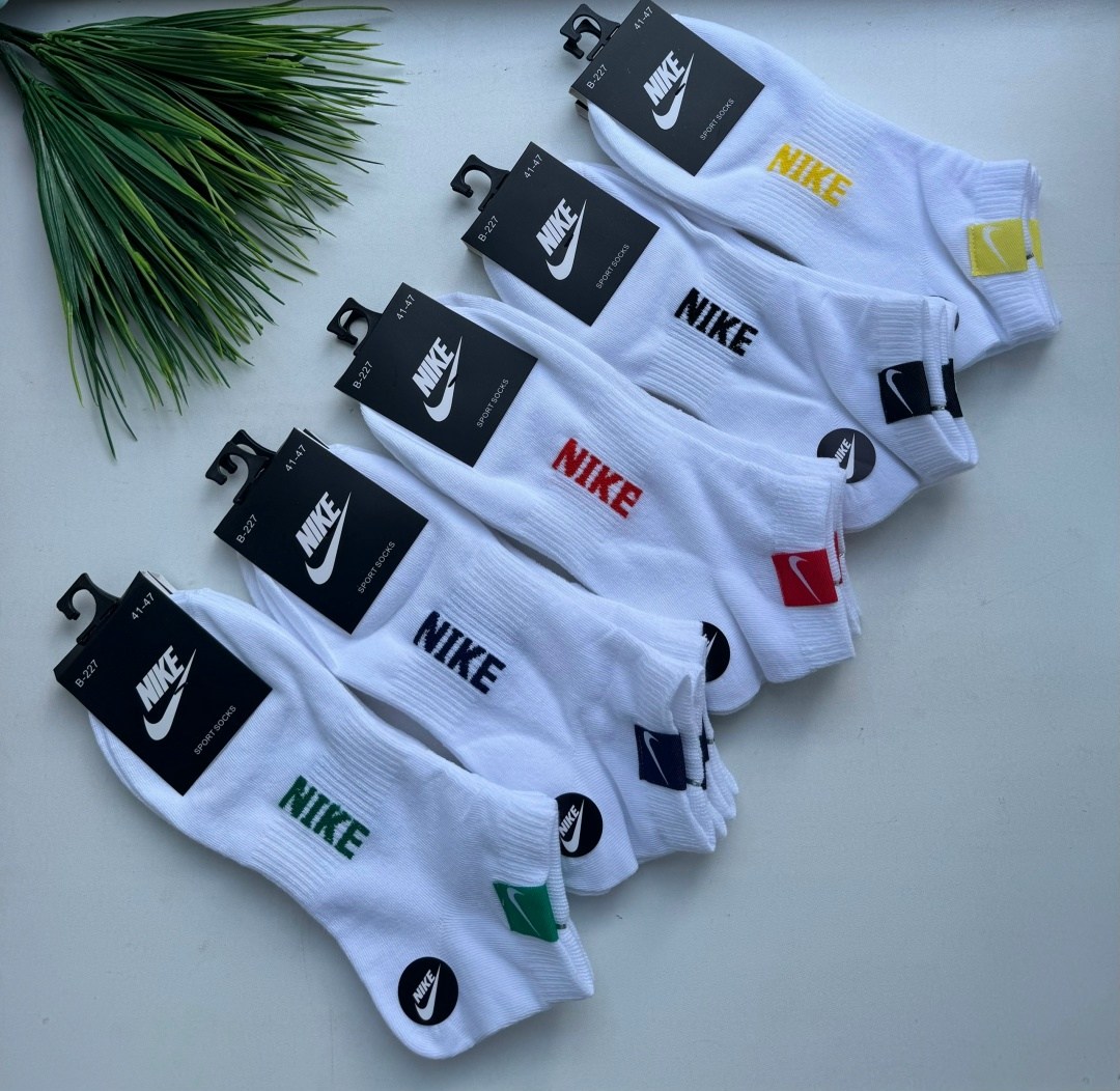 носки комплект,комплект носков nike,носки спортивный,носки короткие спортивные набор,комплект носки мужские
