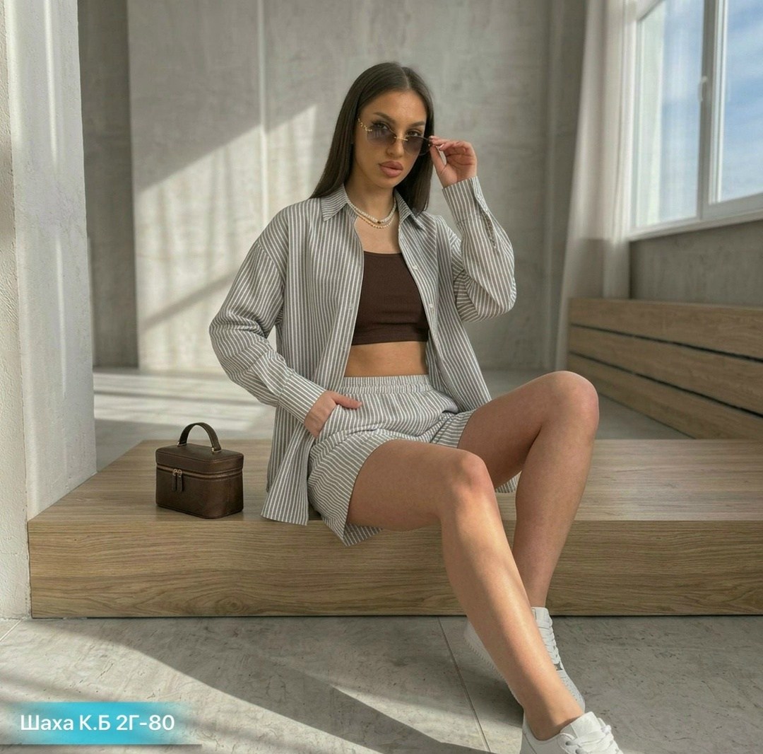 костюм с шортами и рубашкой,женский костюм с шортами,костюм летний с шортами и рубашкой льняной,костюм женский,костюм с шортам