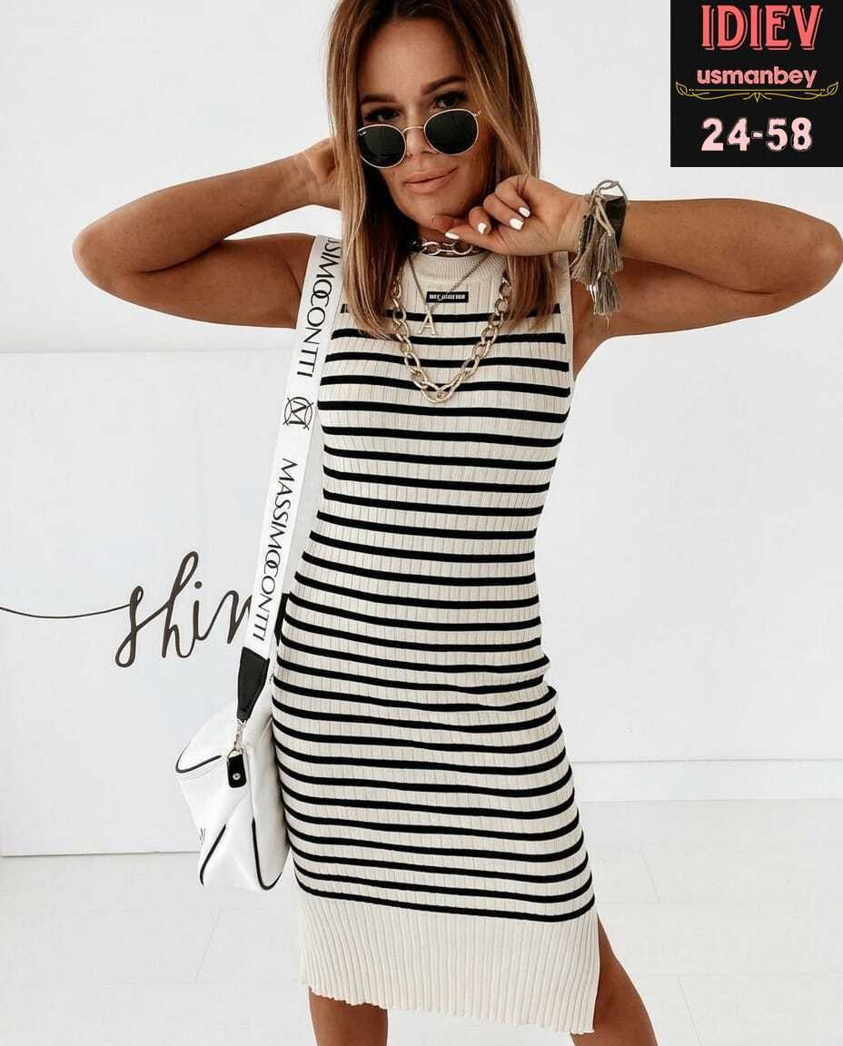 трикотажное платье,платья в полоску,платье женской,платье миди в полоску,платье стильное