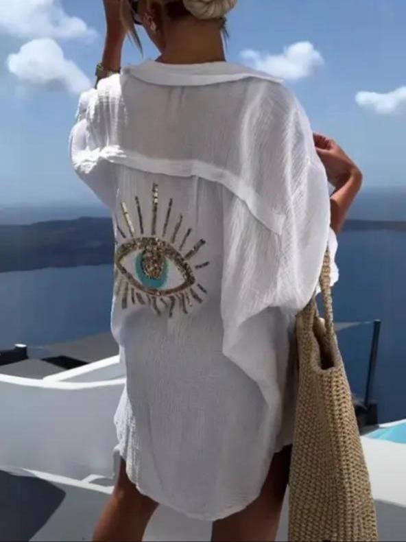 блузка с пайетками,платье рубашка с пайетками,модная блузка,рубашка с пайетками,летняя накидка