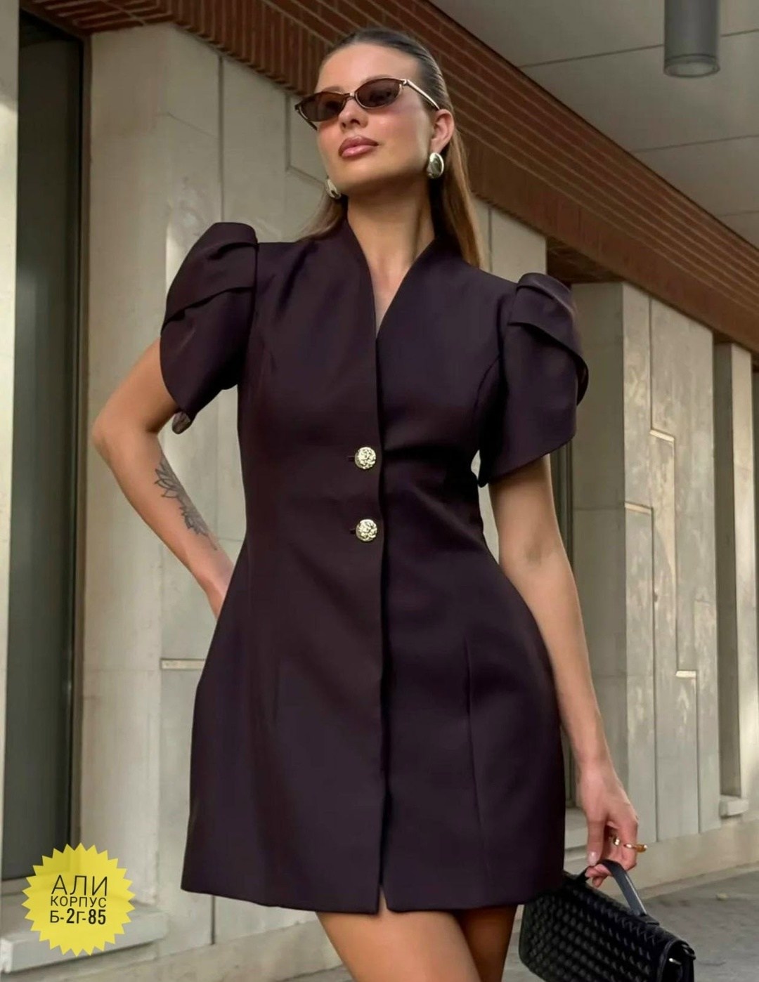 платье пиджак,элегантное платье,платье пиджак комплект с юбкой golubkova est. 2026 цвет голубой,мода платье,платье фасон