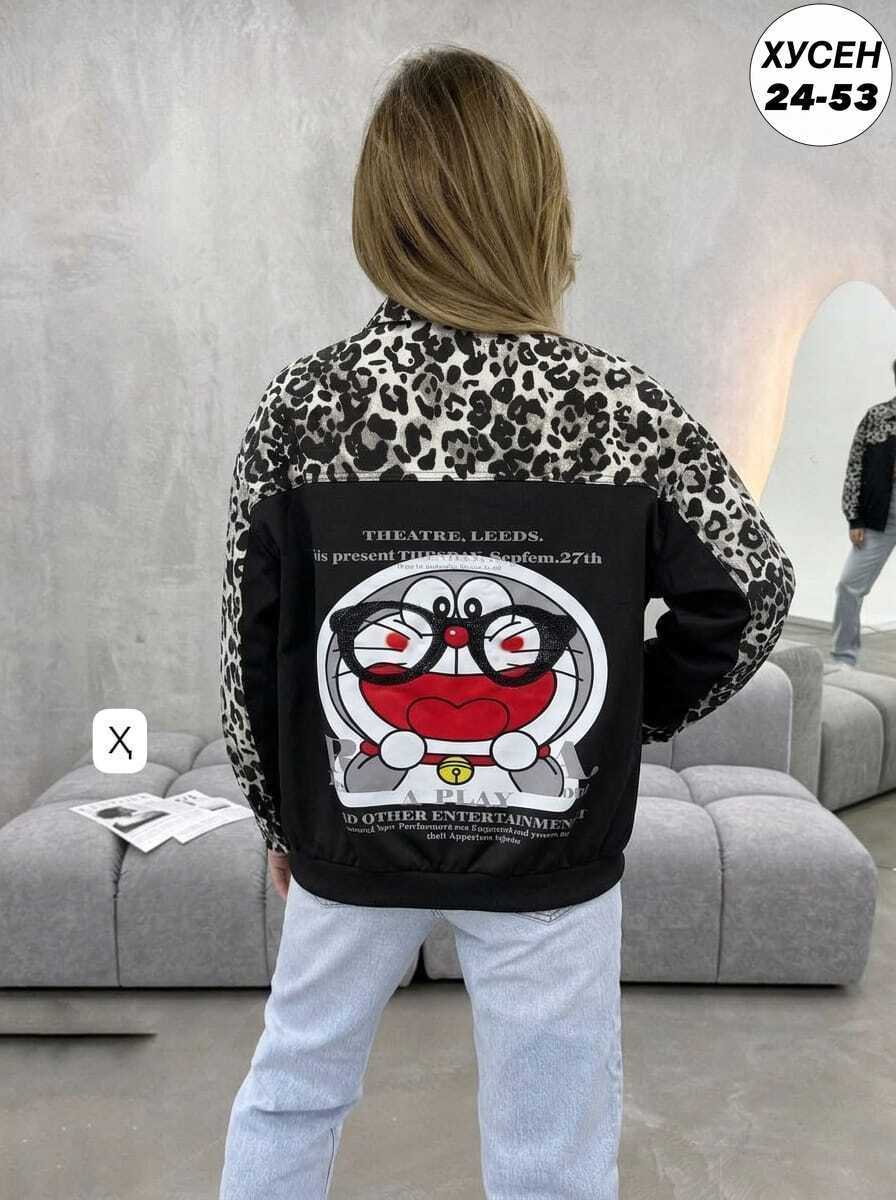 джинсовая куртка,женская куртка,куртка бомбер,куртка с принтом,куртка комбинированная