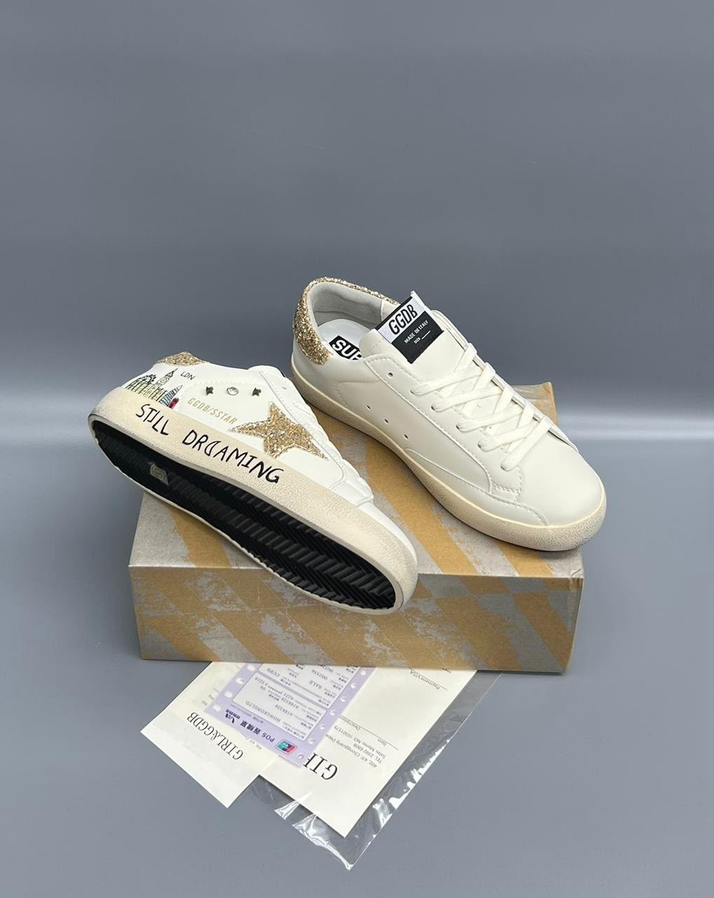 кроссовки golden goose,кеды golden goose,,golden goose,кеды голден гусы бело коричневые