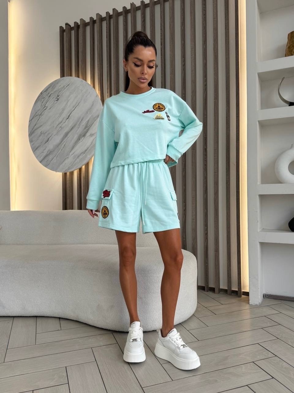 спортивные костюмы женские,костюм двойка с шортами,женские костюмы,спортивные костюм,летний костюм