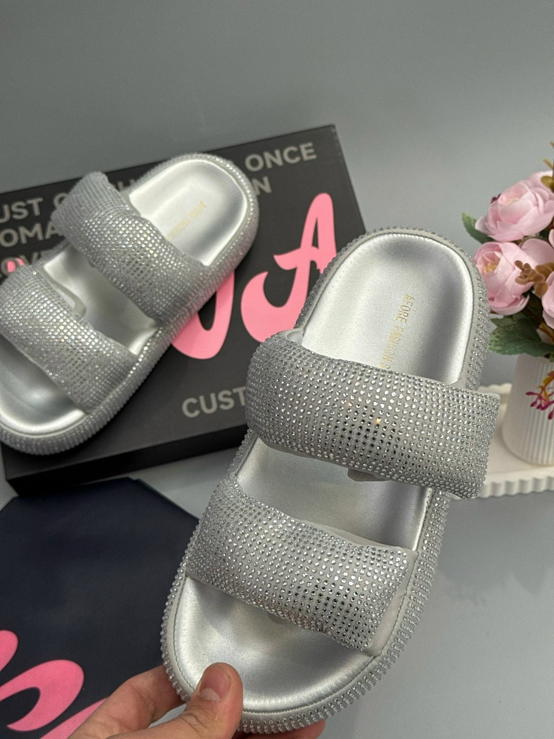 ,шлепанцы женские,шлепанцы со стразами,тапочки со стразами женские летние,шлепки женские