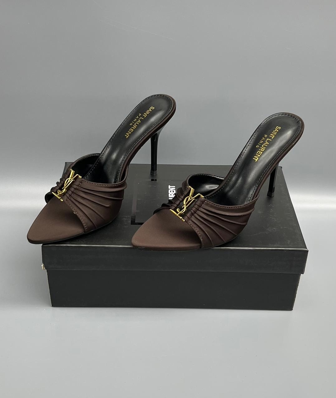 ,босоножки yves saint laurent, женская туфли,женские мюли,брендовая