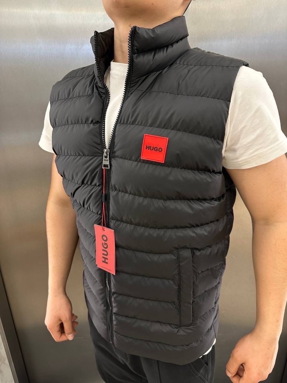 жилет хуго босс,мужская жилетка,жилет мужской,жилет утепленный hugo,жилет hugo