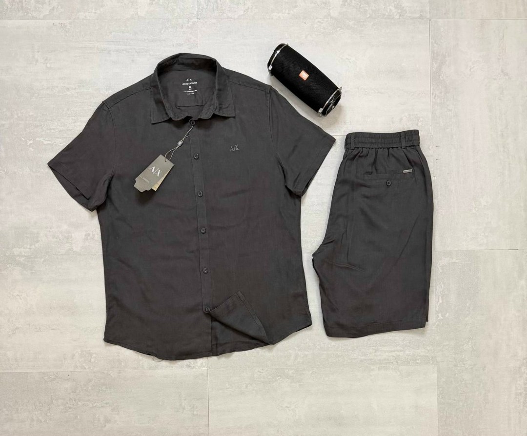 костюм летний мужской,мужские комплекты,костюм летний льняной рубашка и шорты,льняной костюм шорты и рубашка,костюм мужской льняной летний с шортами рубашкой от ya trend