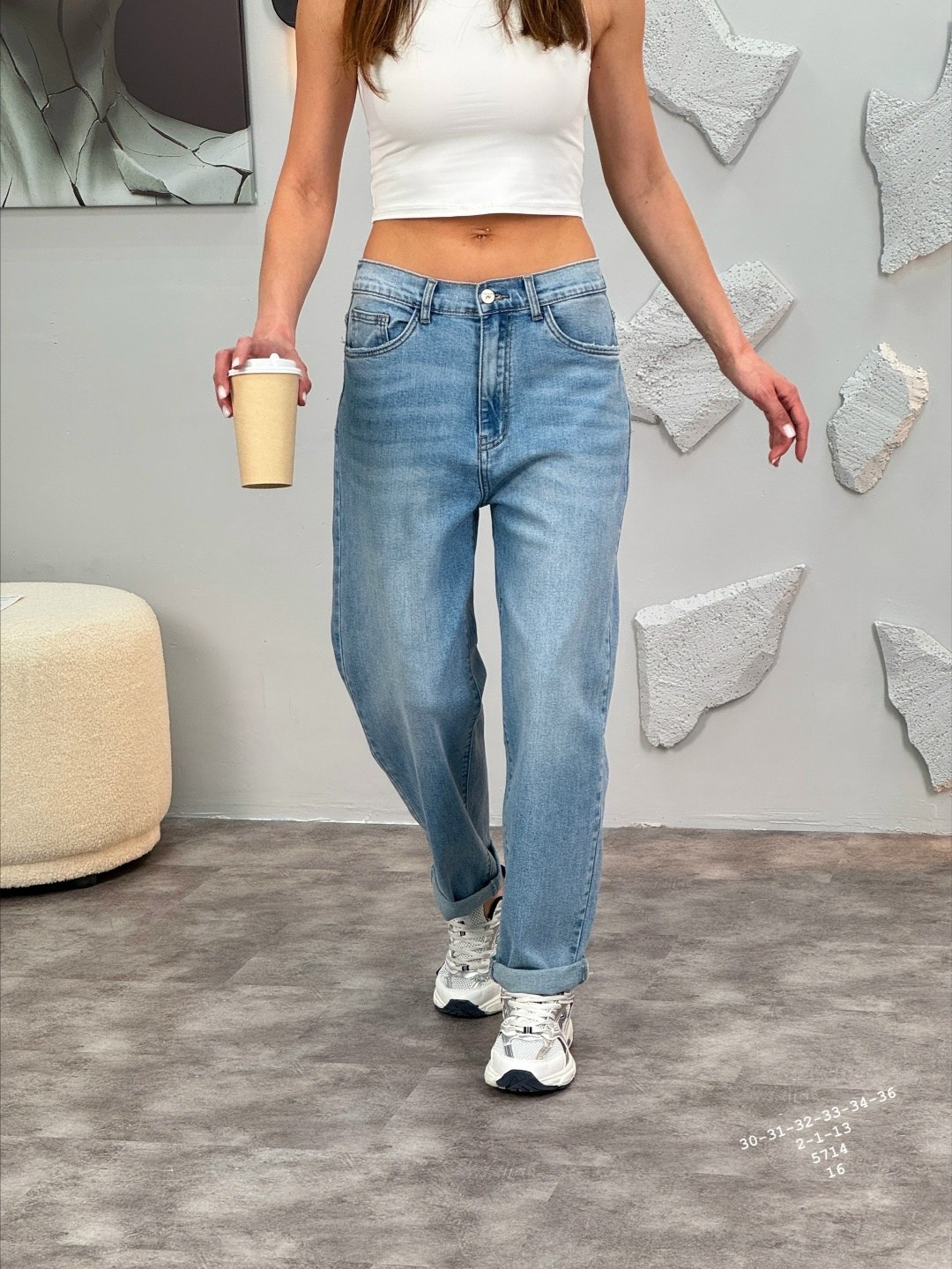 джинсы бананы с высокой посадкой lemibrand 86529416,бананы джинсы женские,женские джинсы,джинсы момы женские,голубые джинсы