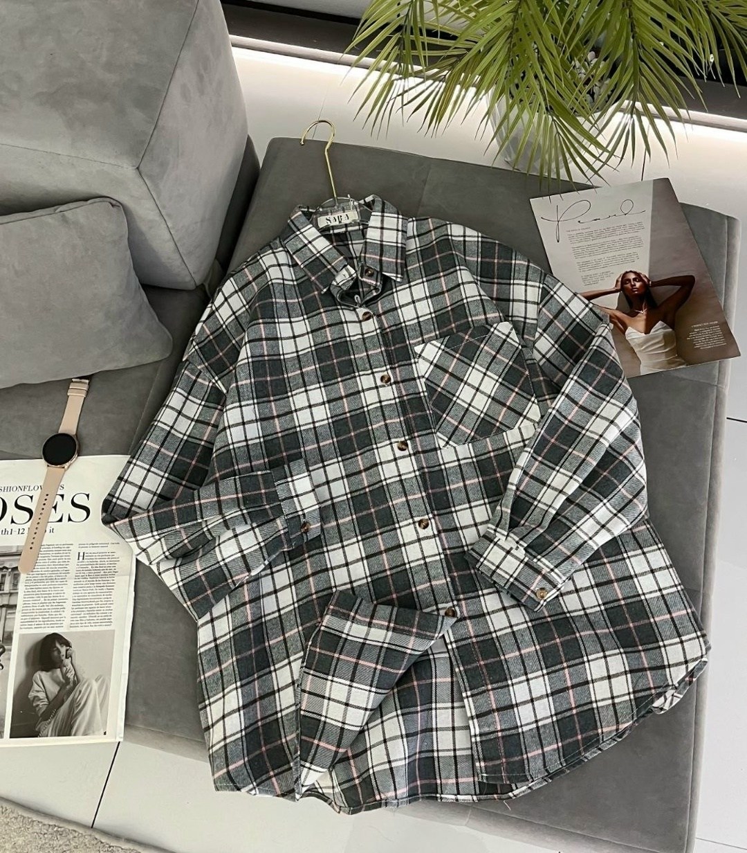 рубашка женская в клетку оверсайз,рубашка женская в клетку,рубашка в клетку оверсайз утепленная ns dream,рубашка оверсайз клетка,женская рубашка клетчатая