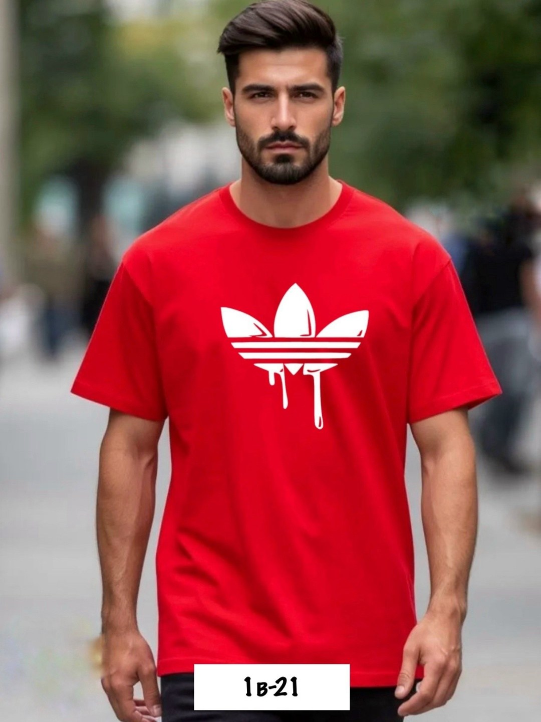 футболки адидас,футболка adidas красная trefoil,мужские футболки adidas,футболка мужская красная,красная футболка адидас