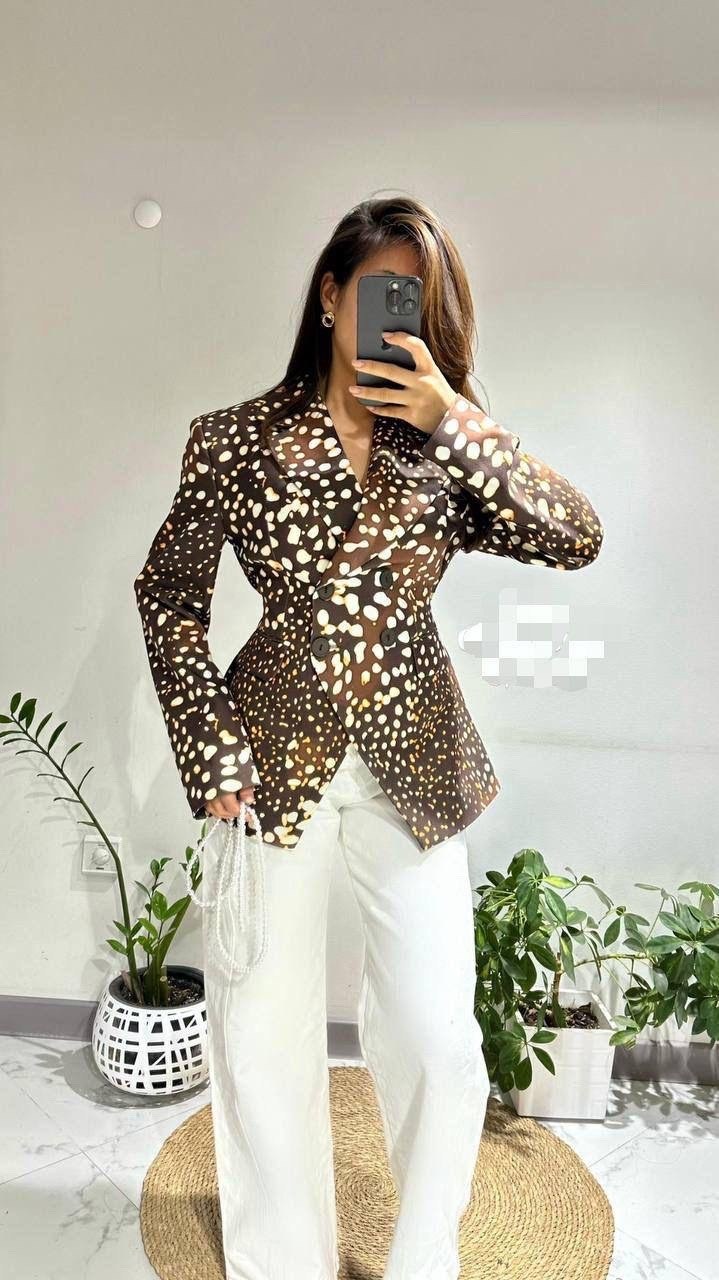 леопардовый пиджак,леопардовый пиджак женский,леопардовые костюмы,пиджак с леопардовым принтом,пиджак hutton леопардовый