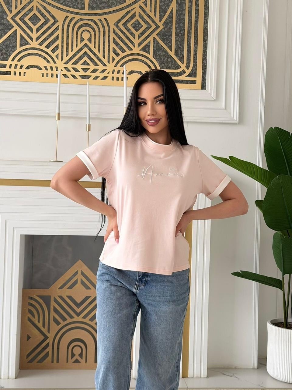 футболка базовая женская,футболки женская,футболка трикотажная,женская футболка оверсайз,одежда для женщин