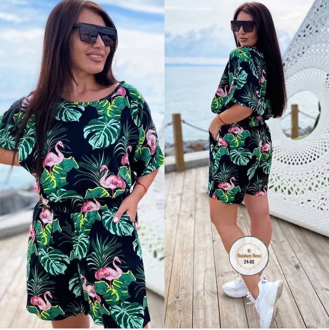 летние костюмы,женский костюм летний,комбинезон с принтом,женские комбинезоны,летние комбинезоны