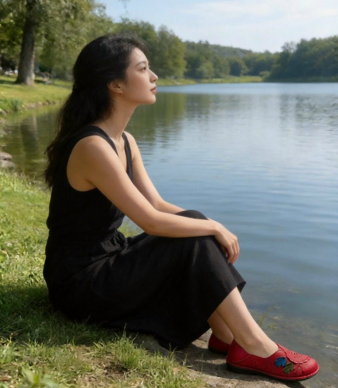 женщина,корейская мода,фотосессия женская,фотосессии идеи,модели обуви