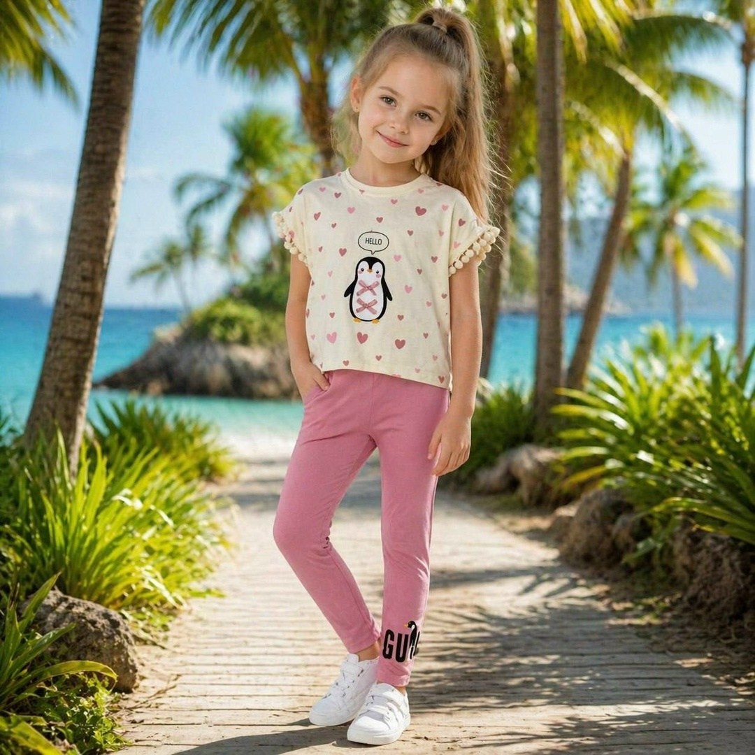 легинсы детские ketmin angel цв.розовый,леггинсы для девочек,одежда для девочек,лосины для девочек,костюм для девочек