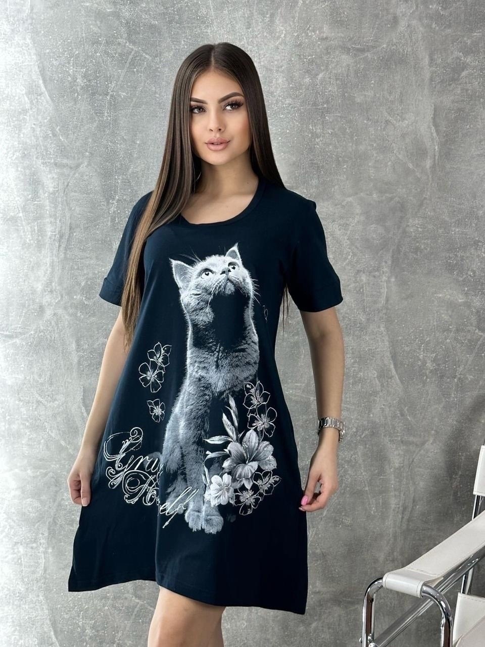 туника женская,туника домашняя,туника женская домашняя,темно-синий туника домашняя,домашнее платье женское