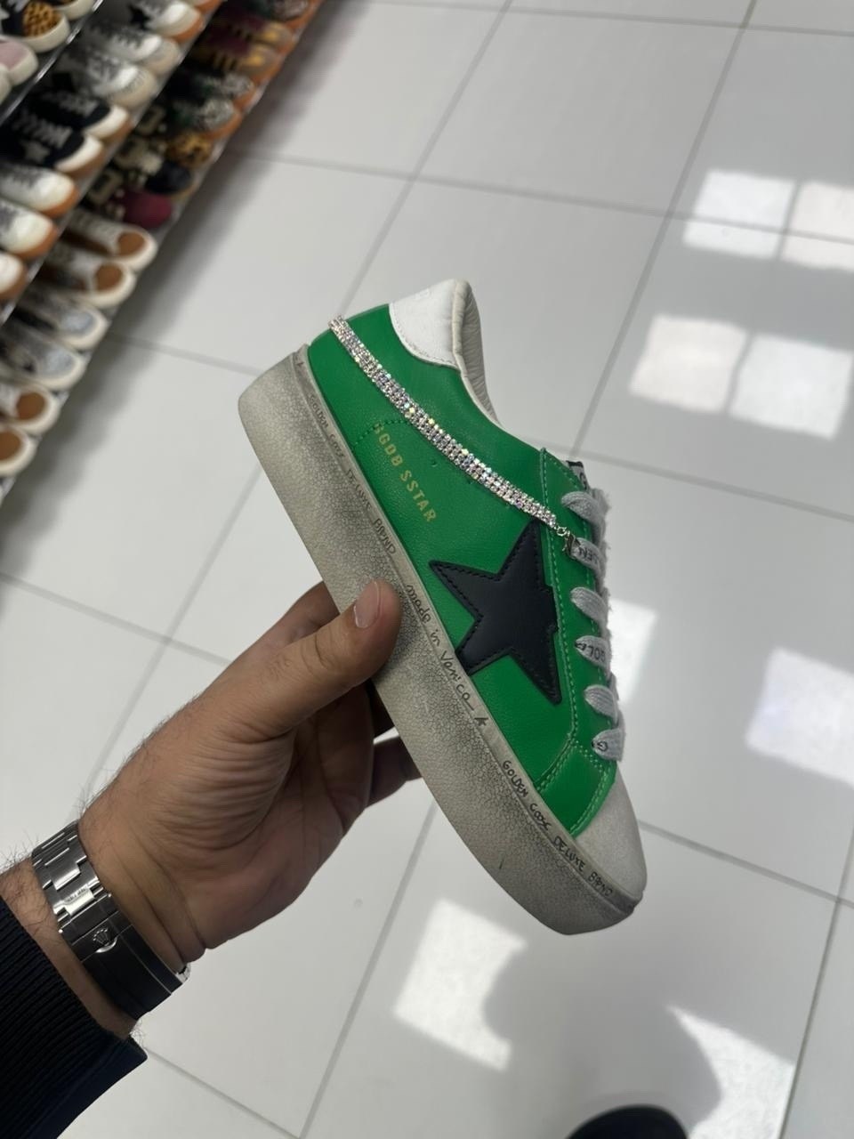 golden goose кеды hi star с блестками белый,,кроссовки golden goose,golden goose sneakers,golden goose