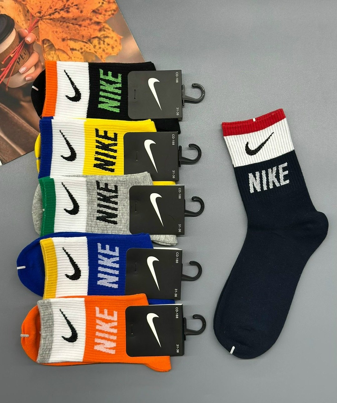 носки мужские спортивные,носки короткие спортивные набор,носки мужское,носки nike 5 пар,носки спортивные
