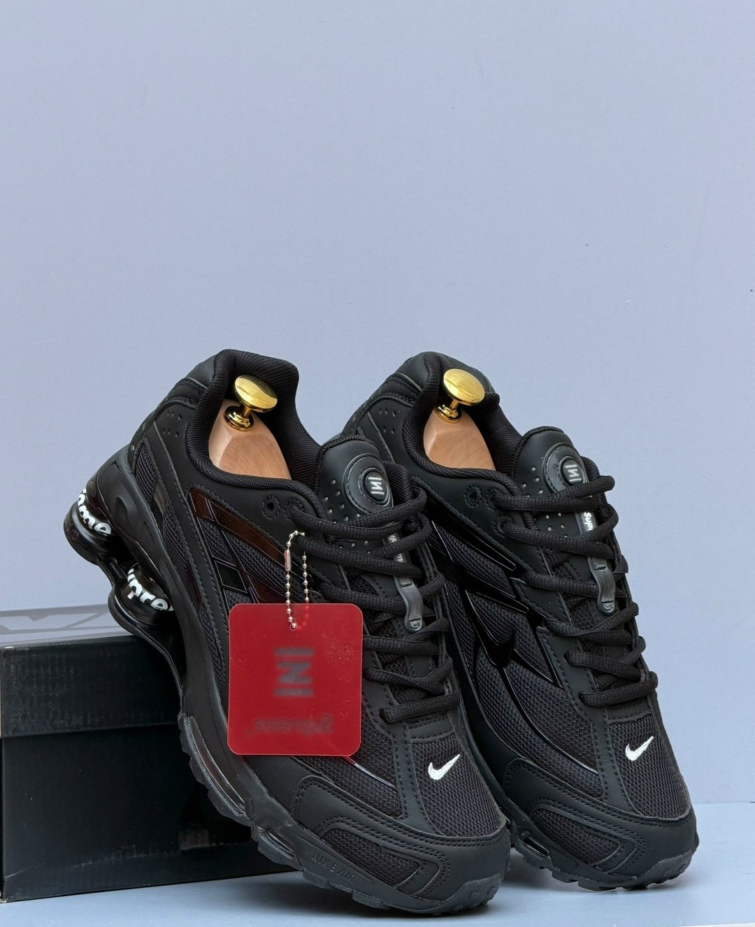 supreme x nike shox ride 2,supreme nike shox ride 2,nike shox ride 2,кроссовки,кроссовки supreme x nike shox ride 2 sp черные