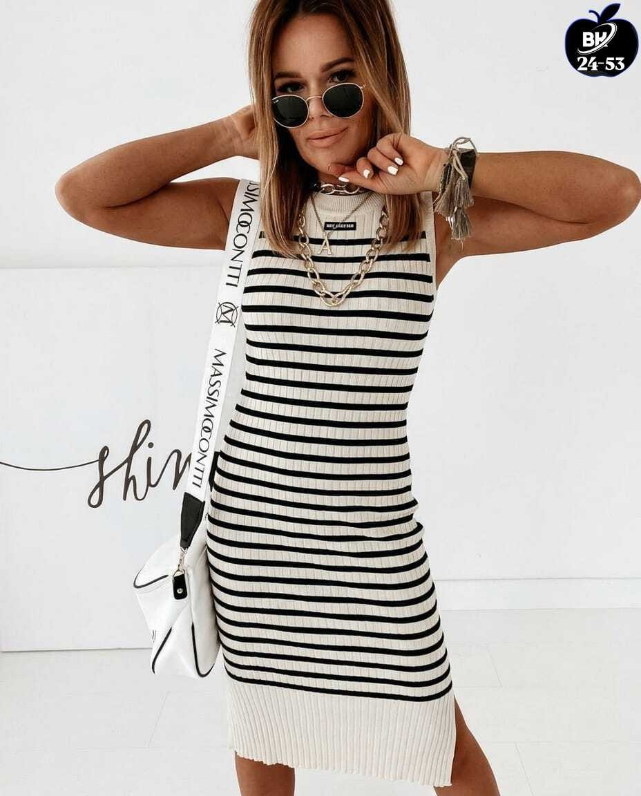 трикотажное платье,платье женской,сарафан женский,платье летнее в полоску,платья в полоску