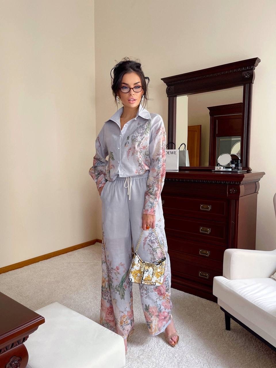 костюм с брюками,костюм в пижамном стиле,пижамные костюмы,костюм женский летний,женский костюм