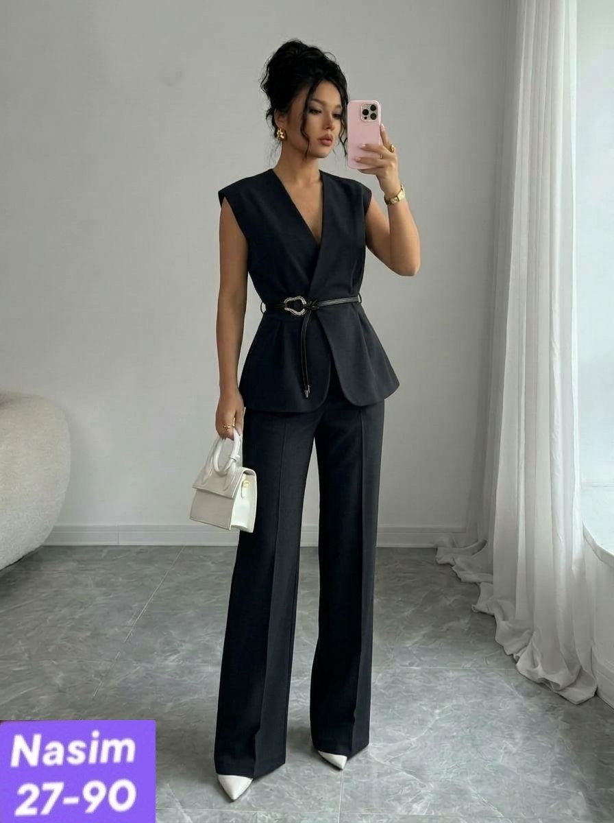 брючный костюм,брючный костюм женский,белый брючный костюм,брючный костюм с жилетом,женский костюм