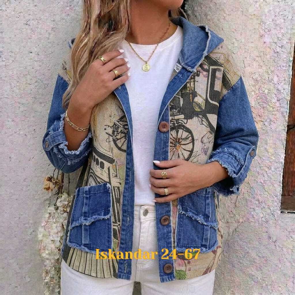 женская джинсовая куртка,джинсовая куртка,джинсовая курточка,джинсовая куртка единого размера,джинсовка с капюшоном