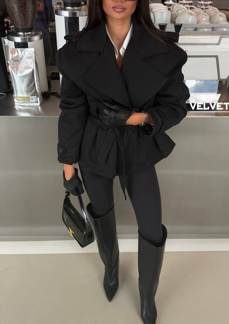 повседневная куртка,женский тренч,куртка с поясом,тренч плащ