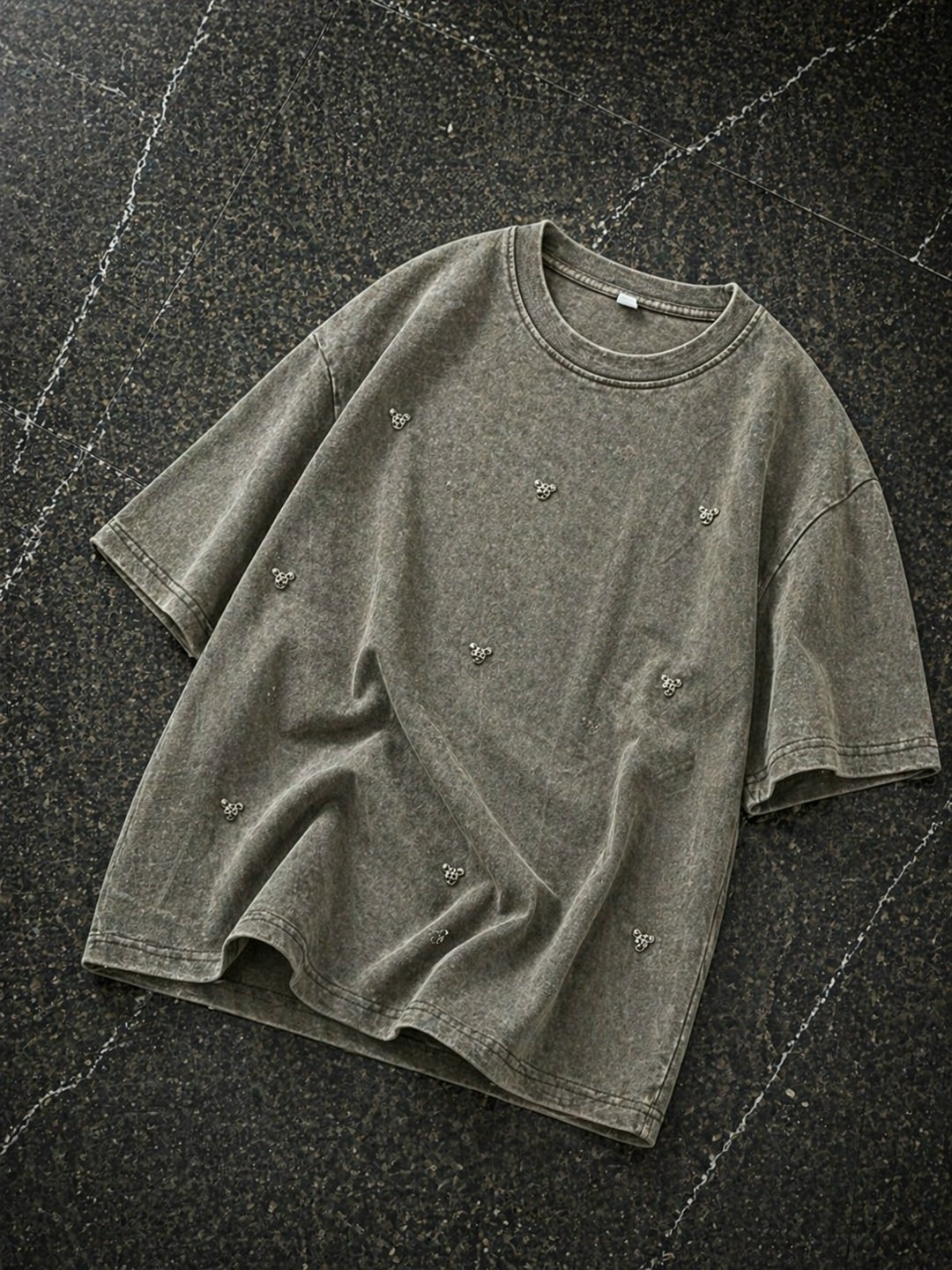 футболка oversize с вареным эффектом и люверсами серая,футболки мужские оверсайз,футболка оверсайз с,футболки женские мужские,мужская футболка