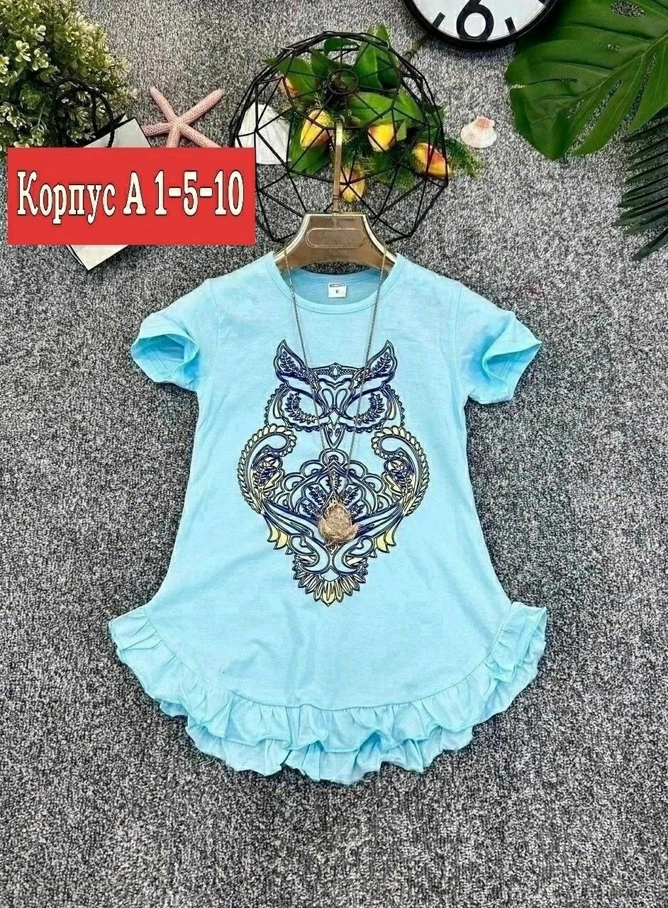 платья для девочек,платья детские,платье пеликан для девочки,туника для девочек,платье летнее