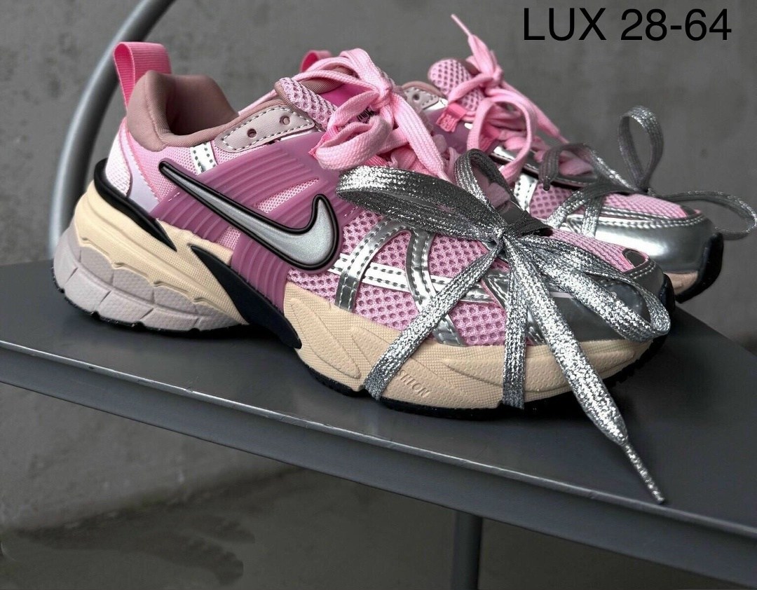 кроссовки nike v 2 k run,кроссовки nike,nike кроссовки для бега,кроссовки для бега v2k run женские с низким верхом розовые/серебристые nike,кроссовки беговые женские