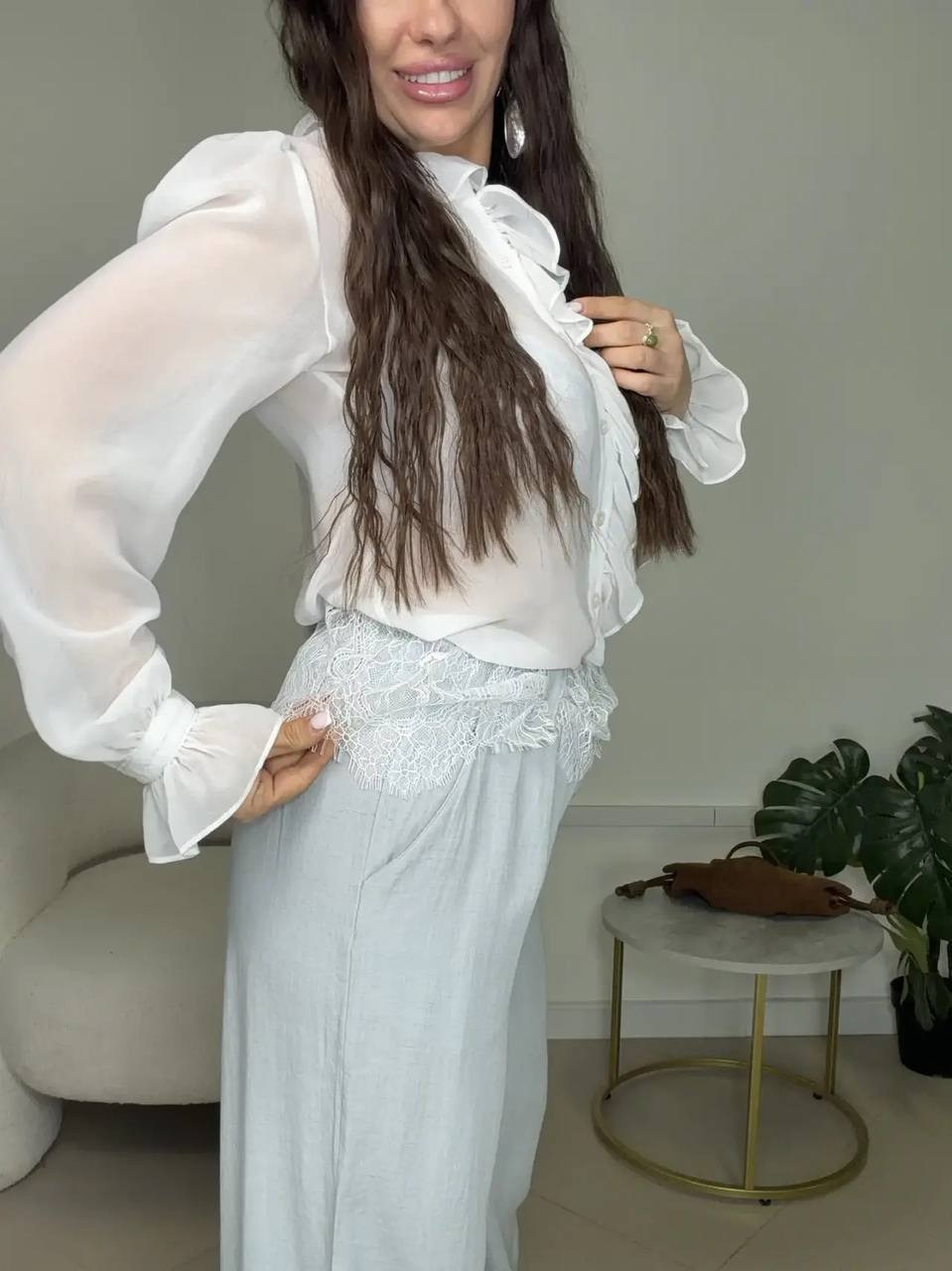 женские комбинезоны,сетчатый комбинезон,широкие брюки,костюм