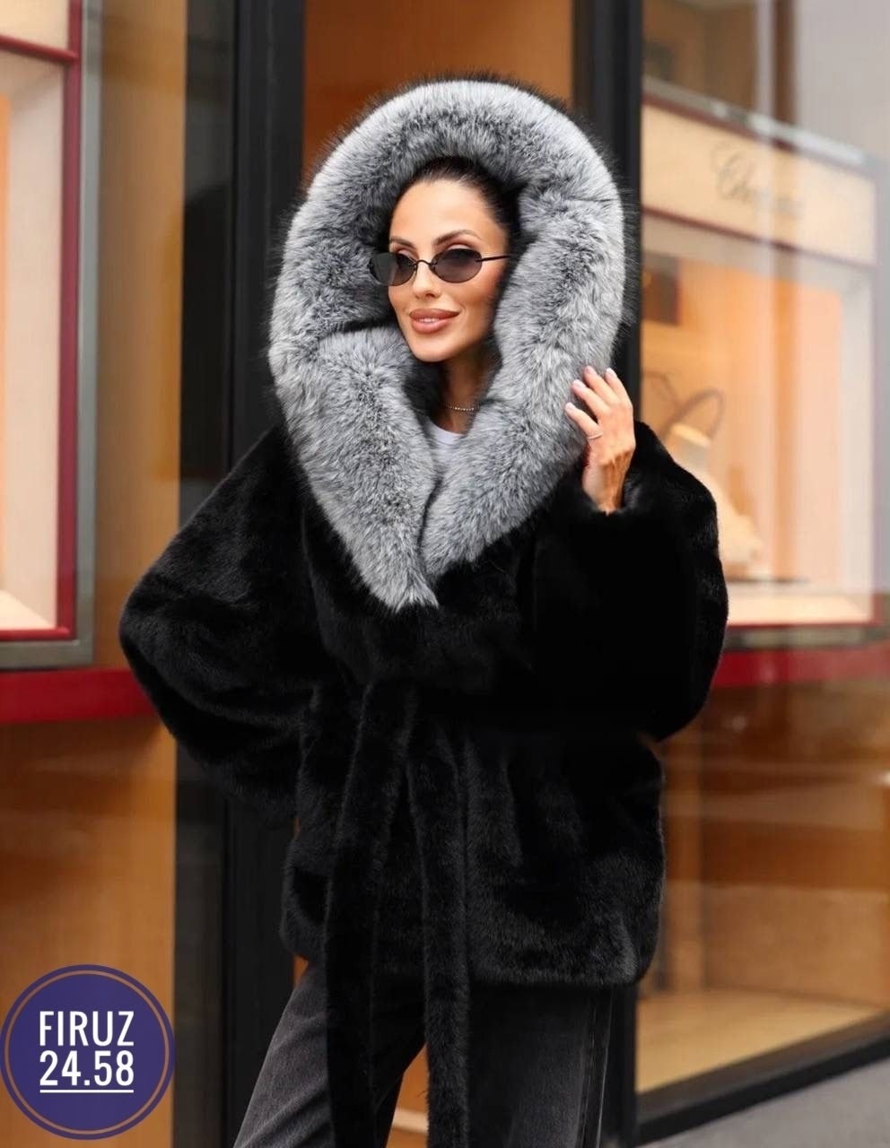 шуба искусственная женская,шубы женские,шуба из высококачественного меха,шуба из эко меха,норковая шуба автоледи графит