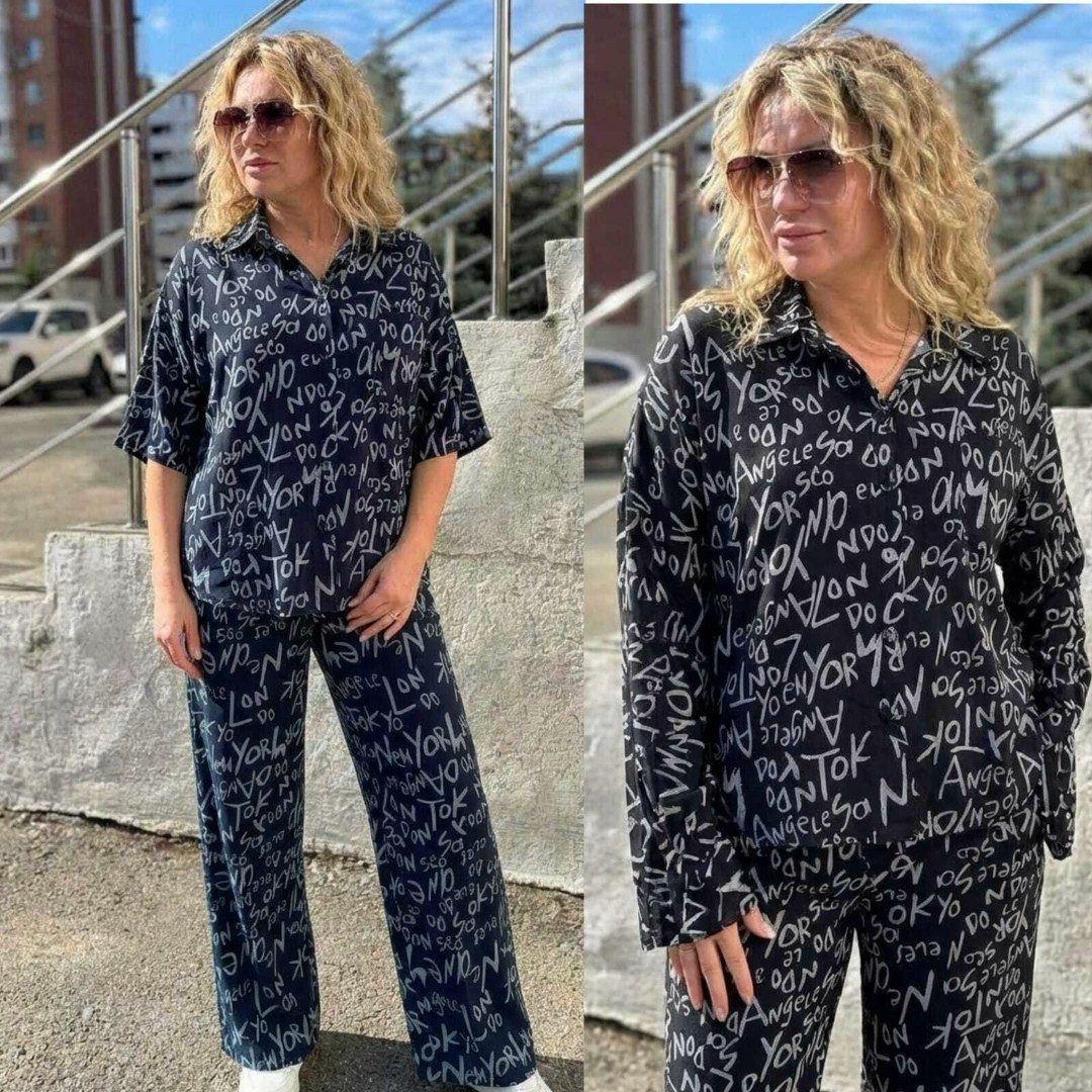 костюм для женщин,летние костюмы,стильные костюмы,брючный костюм большого размера,костюм из штапеля на лето брючный