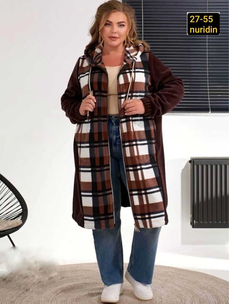 кардиган в клетку,женский кардиган больших размеров,пальто в клетку,кардиганы для полных,кардиган женский