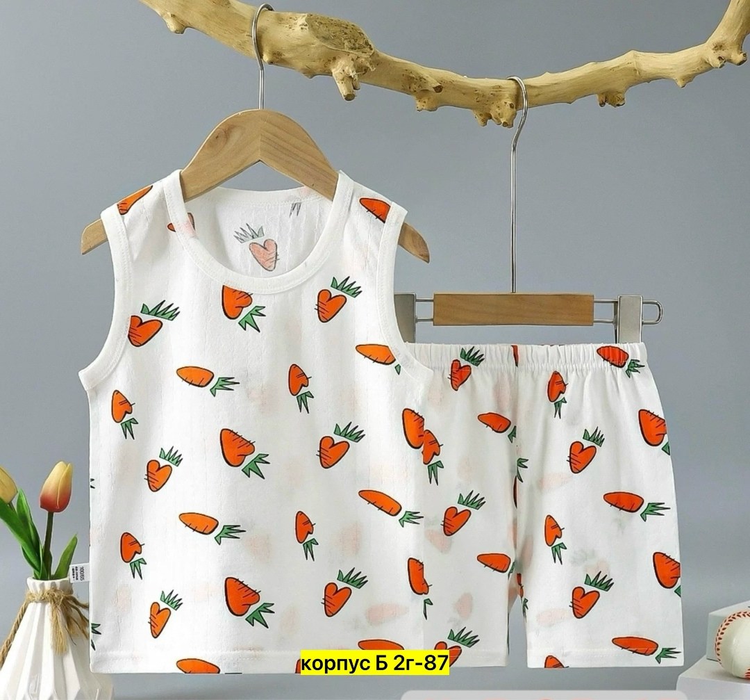 комплект детской одежды,детские комплекты,комплект одежды,пижамы из хлопка детские,комплект маек