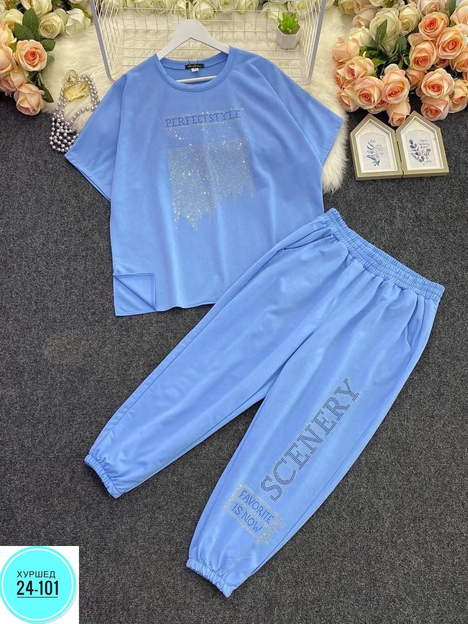 костюм спортивный женские летний,женский костюм двойка футболка/штаны nobilitas голубой (l размер),костюм спортивные женские костюмы,костюм двойка трикотаж,костюмы голубые