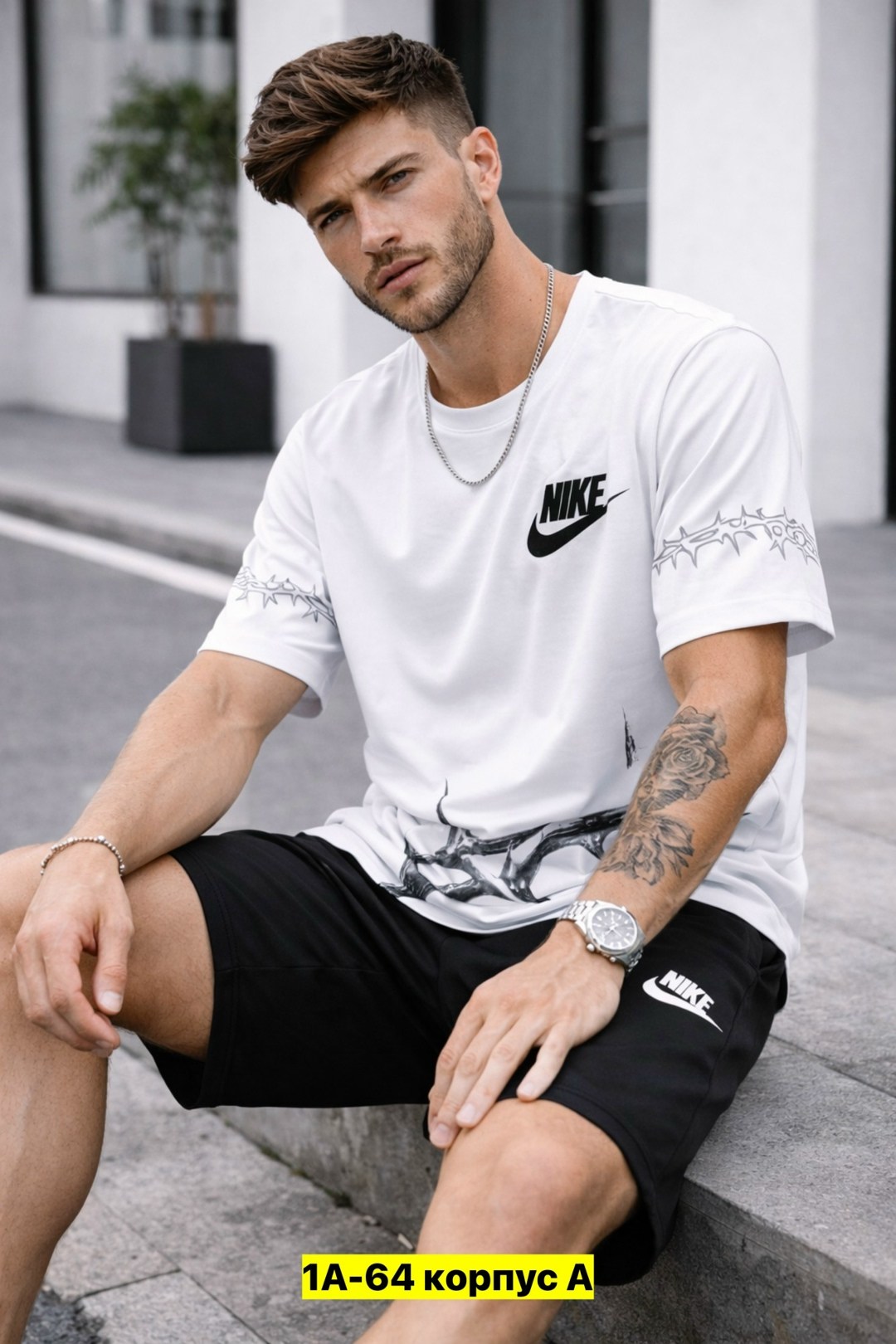 мужская мода,костюм летний с шортами и футболкой спортивный,мужская футболка,футболки nike,футболке