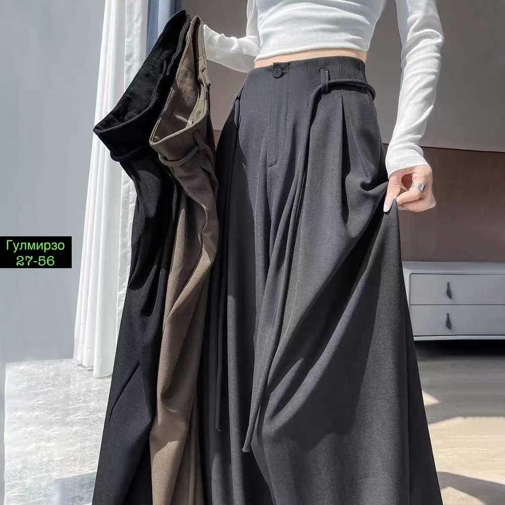 длинная юбка,юбка,юбка женская,широкие брюки,модная юбка