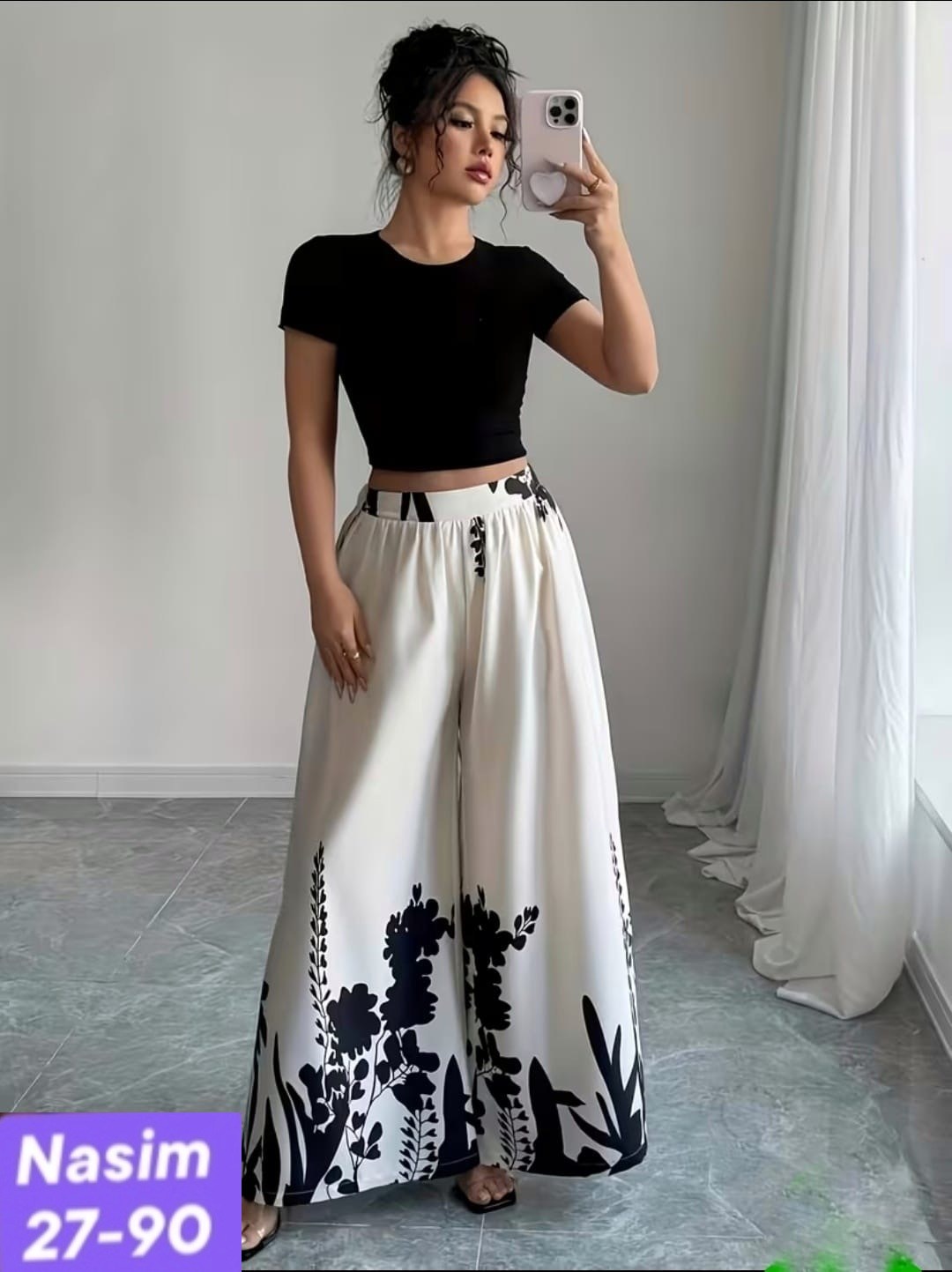 женский костюм,широкие брюки для женщин,брюки с широкими штанинами,брюки с принтом