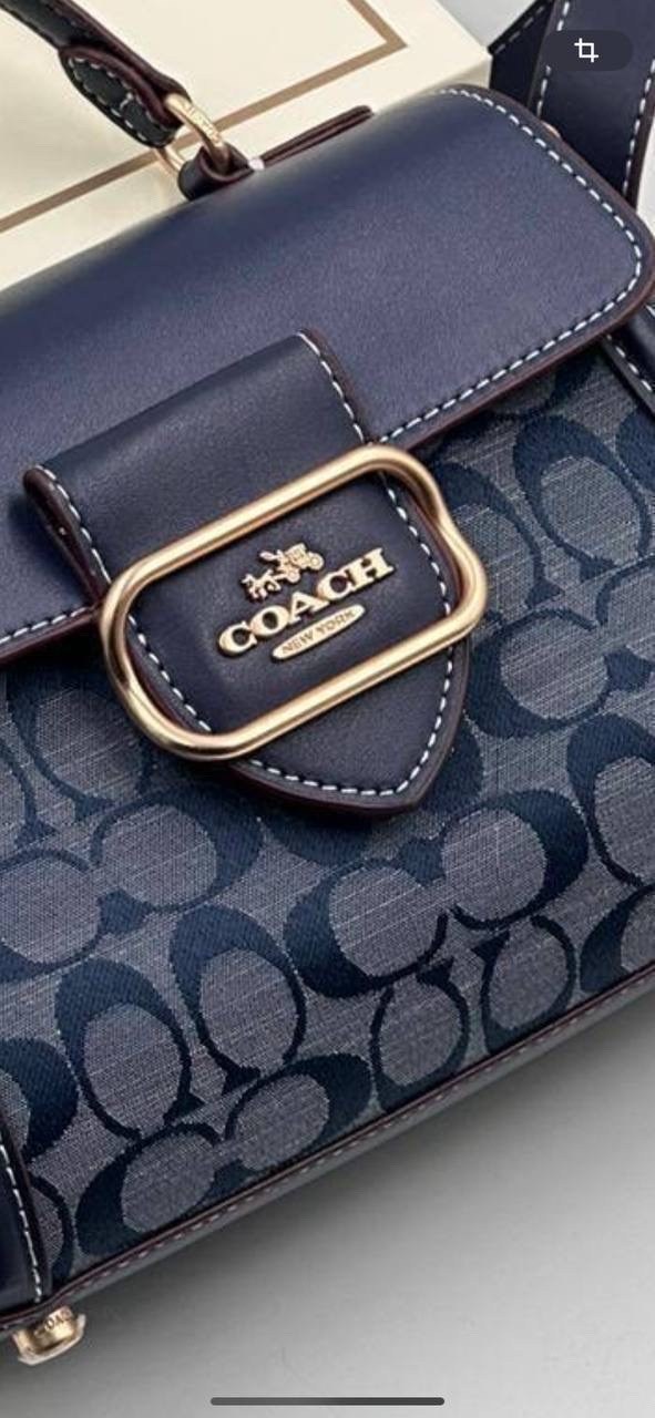 сумка женская coach,cумка coach,сумка coach синяя,сумка на плечо coach,сумка