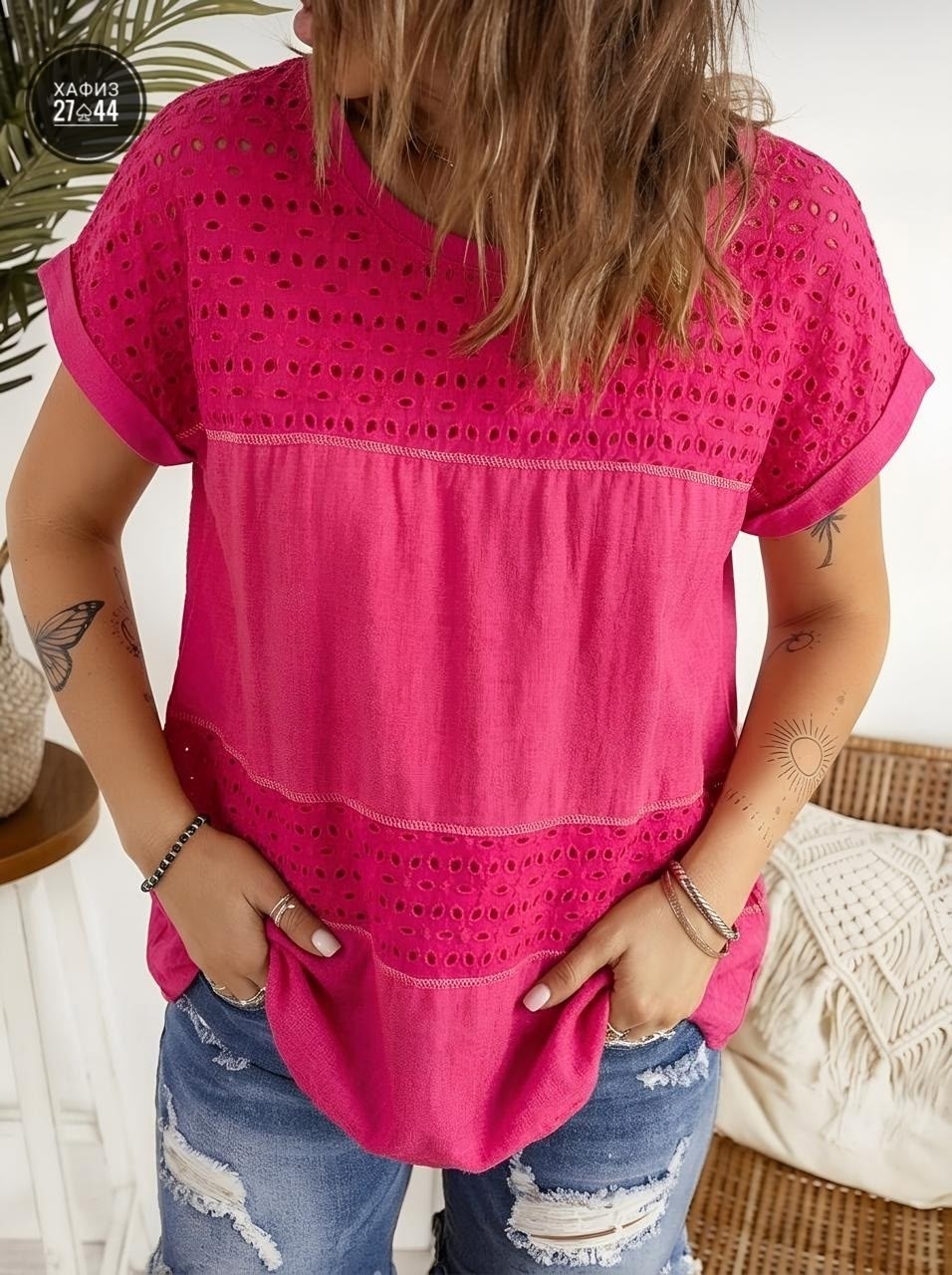 блузка стильная,блуза,блуза женская,женская блузка,блузка с круглым вырезом