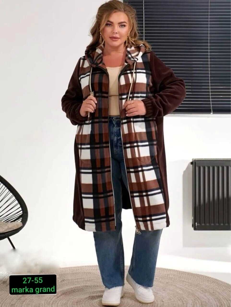 кардиган в клетку,пальто в клетку,женский кардиган больших размеров,кардиганы для полных,кардиган