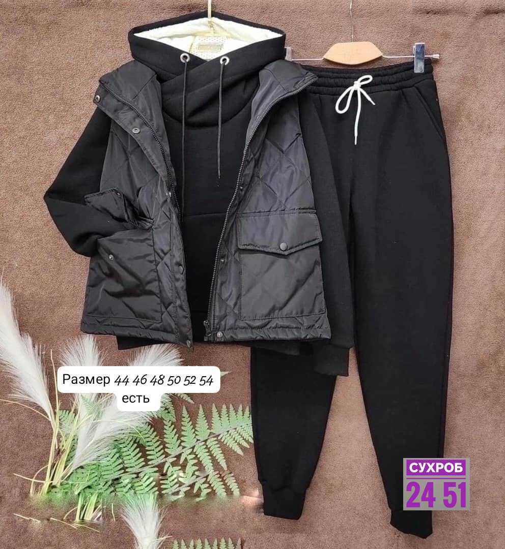 женский костюм тройка,костюм женский спортивный теплый тройка с жилетом,костюм на флисе,спортивный костюм тройка с жилеткой женский,костюм тройка