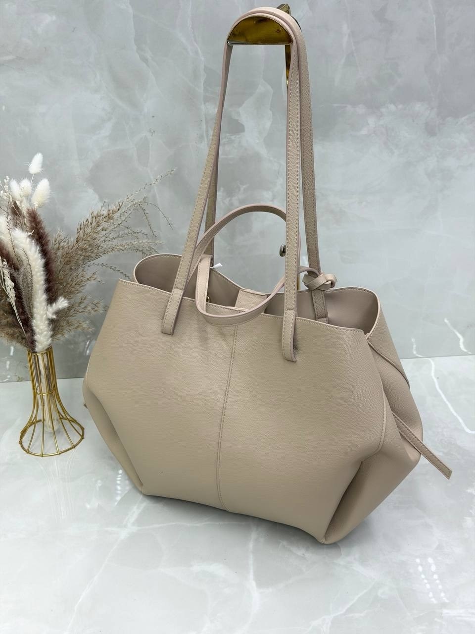 сумка женская polene cyme mini черная с ручками,сумка женская,сумка polene,сумка polene из натуральной кожи,сумка