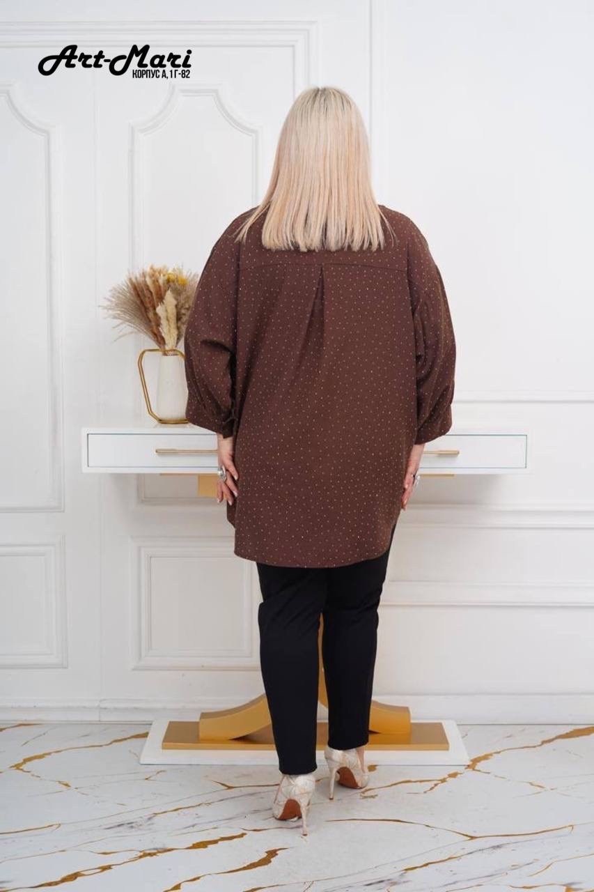 рубашка туника,блуза свободного кроя, больших размеров,блузка женская