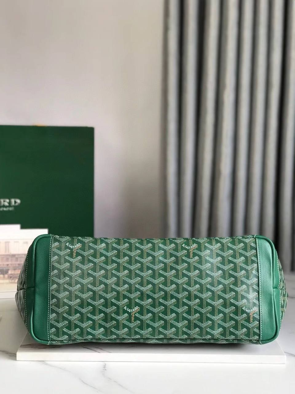 зеленая сумка гоярд,сумка goyard,сумка,модная сумка,зеленая сумка
