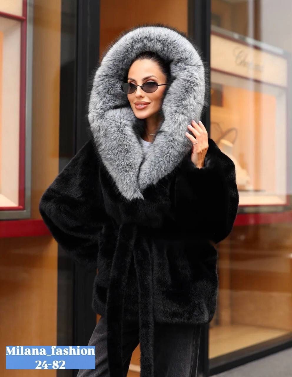 шуба из эко меха под норку,женская шуба,шуба женская модель очень красивая мех идет под норка есть с капюшоном,норковая шуба с капюшоном,норковая шуба автоледи графит