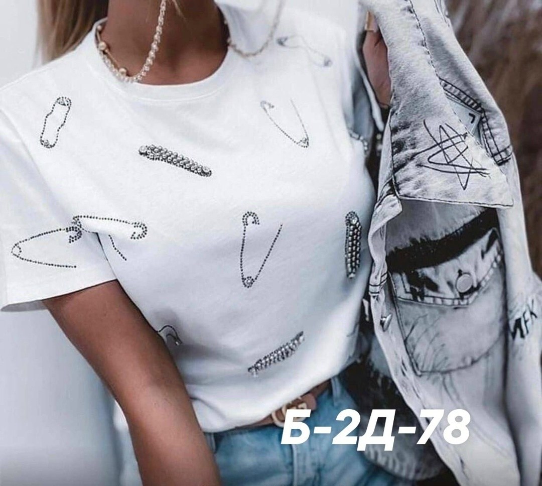 футболки женская,футболки женские с принтом,футболка с булавками,футболки и топы,стильная футболка